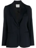 Forte Forte single-breasted classic-lapel blazer - Blue