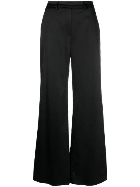 Forte Forte pantalones acampanados de talle medio