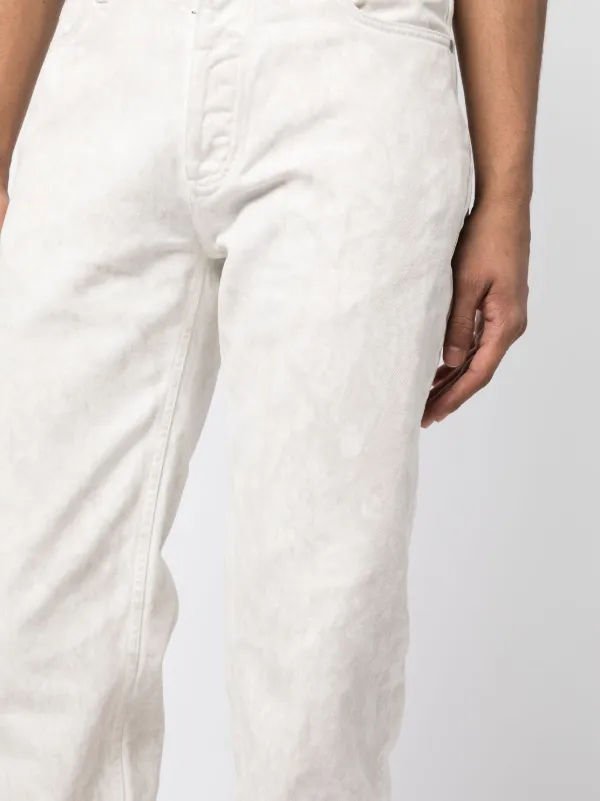 Maison Margiela ブリーチ スリムジーンズ | ホワイト | FARFETCH JP