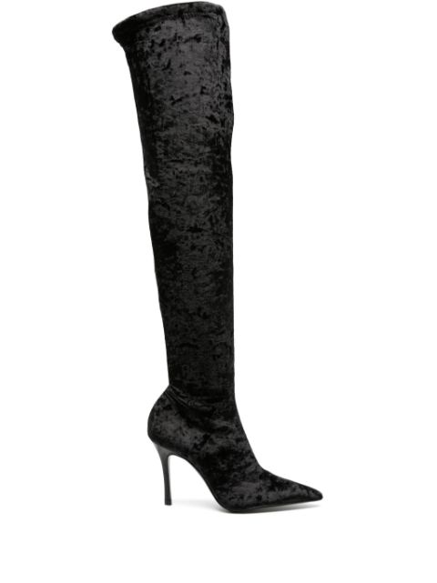 Arteana over-the-knee velvet boots