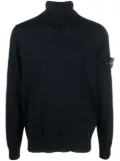 Stone Island roll-neck virgin wool jumper - Blue