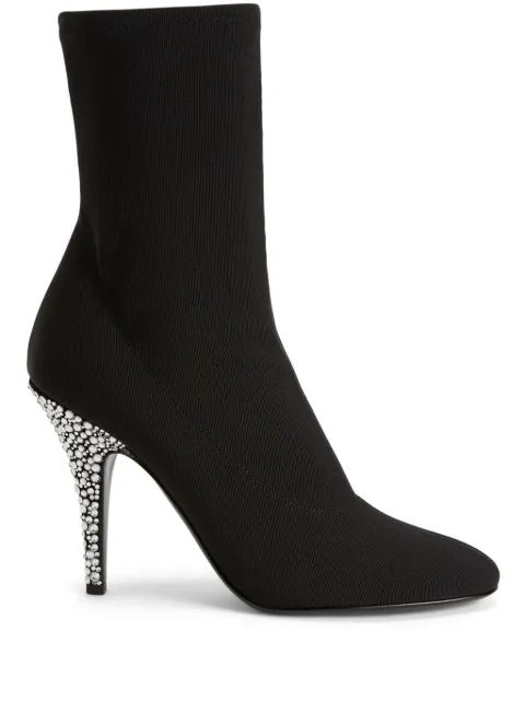 Giuseppe Zanotti Calixtee crystal-embellished 100mm boots