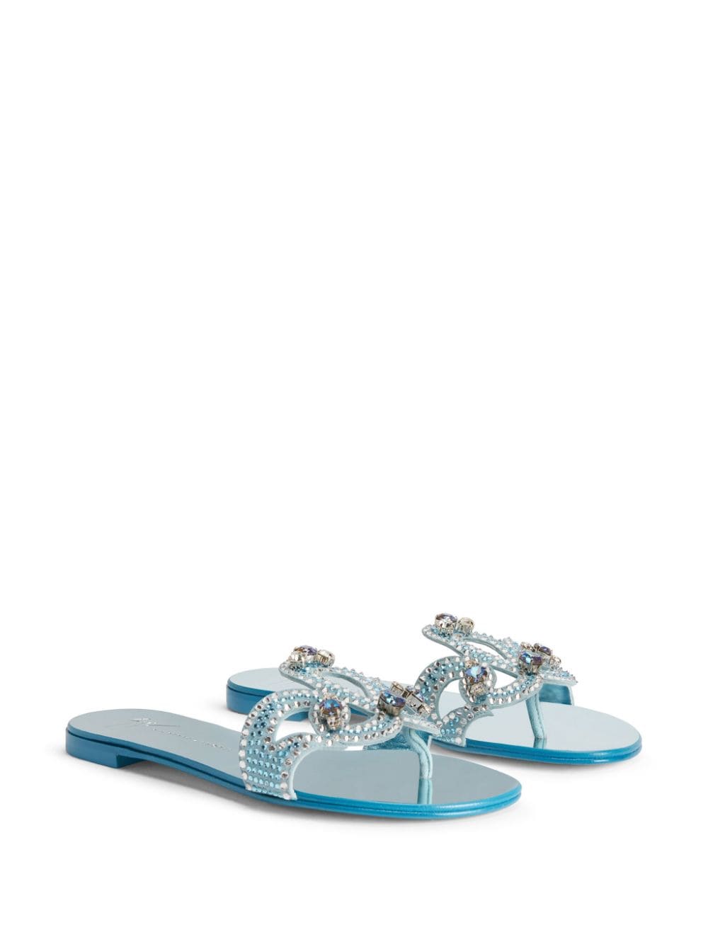 Giuseppe Zanotti Turchesite sandalen - Blauw