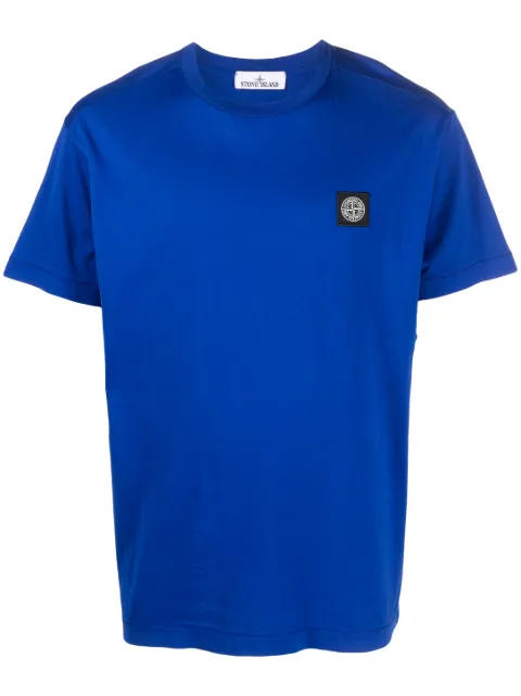 Stone Island Compass-patch cotton T-shirt
