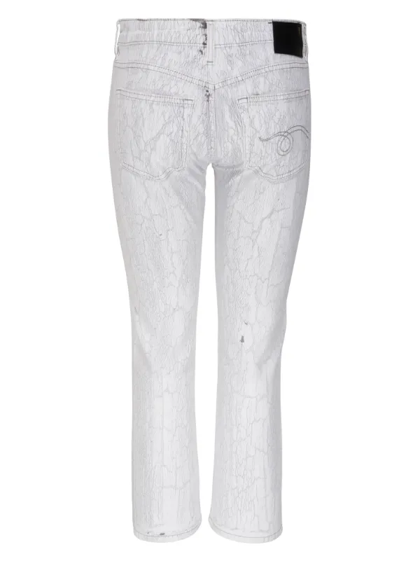 R13 Boy ローライズ ストレートジーンズ | グレー | FARFETCH JP