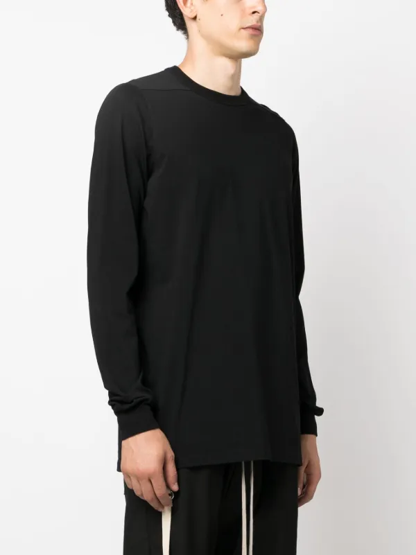 Rick Owens オーガニックコットン スウェットシャツ | ブラック 