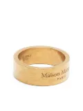 Maison Margiela logo-engraved band ring - Gold