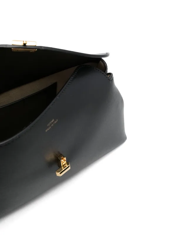 新品タグ付き★TOTEME T-LOCK CLUTCH ショルダーバッグ Toteme T-Lock Leather Clutch | Saks Fifth Avenue