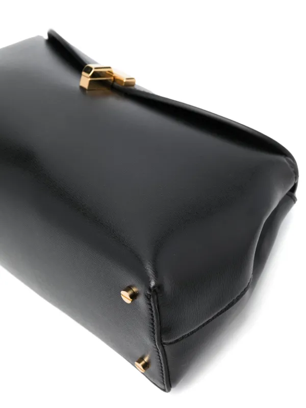 最終　新品未使用　トーテム　TOTEME T-Lock　ハンドバッグ　タン TOTEME T-Lock クラッチバッグ | ブラック | FARFETCH JP