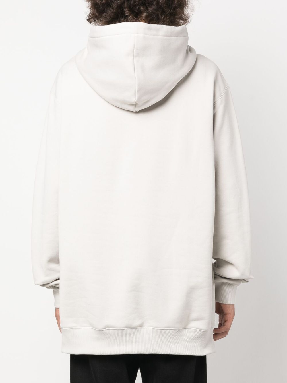 Lanvin oversized logo-applique hoodie Men