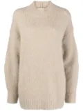 ISABEL MARANT Idol mohair-blend jumper - Neutrals