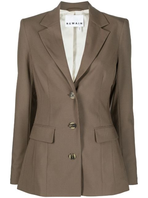 REMAIN notched-collar single-breasted blazer 
