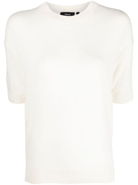 Theory crew-neck cashmere T-shirt