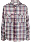 MARANT Lydian checked shirt - Blue