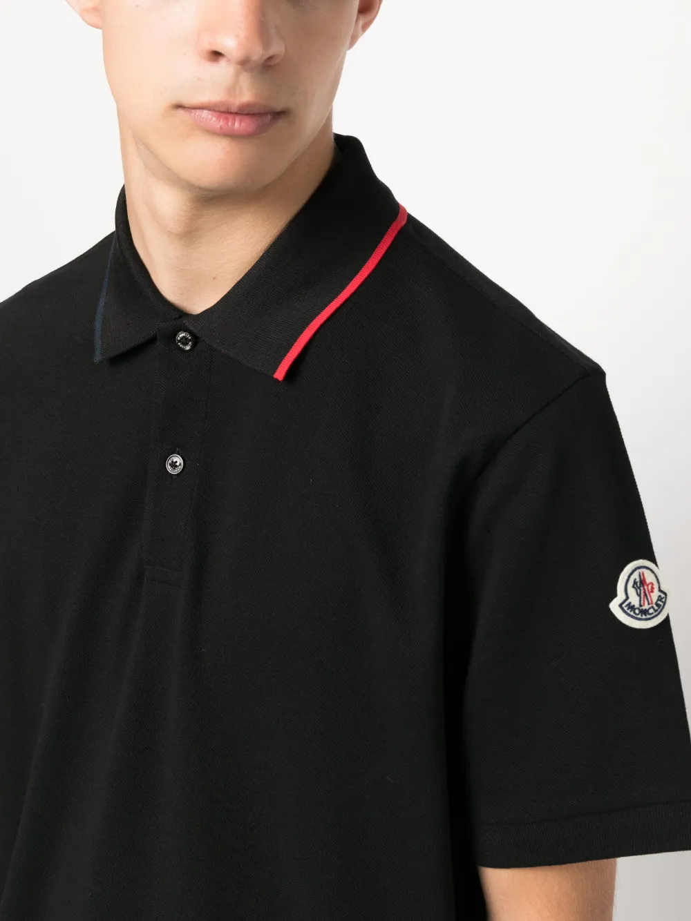 Moncler polo farfetch deals