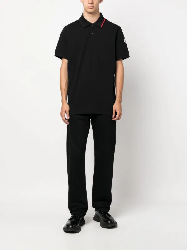 Moncler pique polo discount