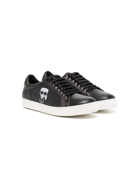 Karl Lagerfeld Kids Ikon Karl lace-up sneakers