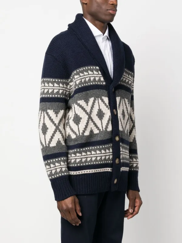 Mens top nordic cardigan