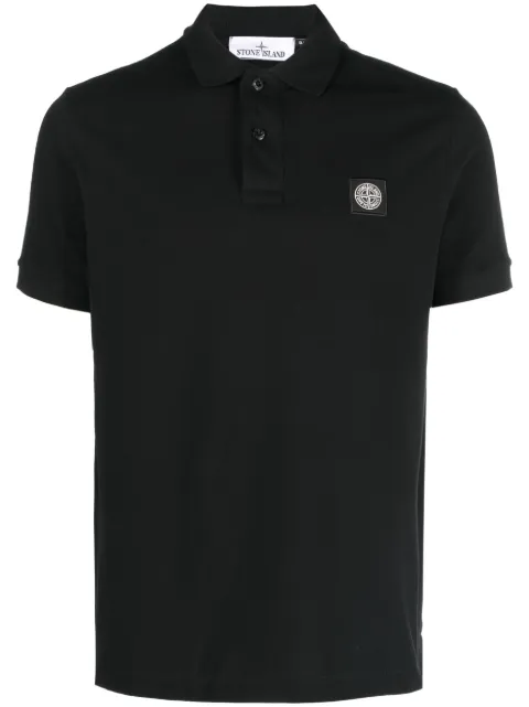 Stone Island Poloshirt mit Logo-Stickerei