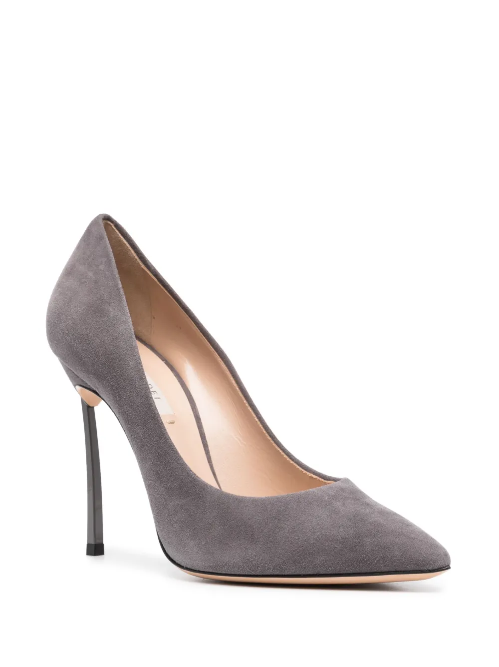 Casadei Blade suède pumps - Grijs