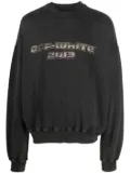 Off-White Digit Bacchus cotton sweatshirt - Black