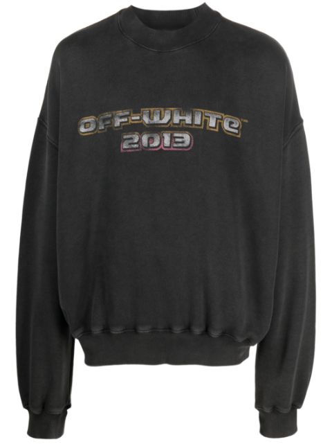 Off-White Digit Bacchus cotton sweatshirt Men