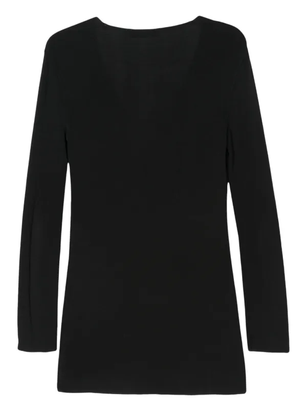 Dolce & Gabbana Pre-Owned 1990s ribbed-knit Cardigan | Black