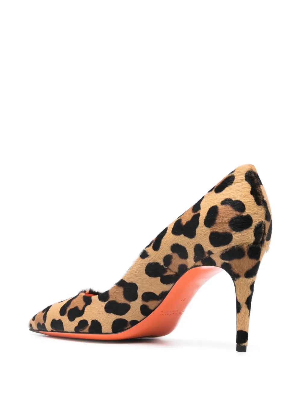 Santoni 85mm leopard-print Pumps - Farfetch