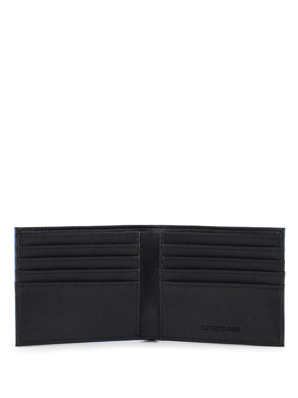 Emporio Armani rubberised-logo bi-fold Wallet - Farfetch