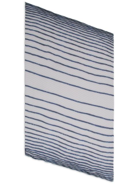 Emporio Armani striped sheer-finish scarf Women