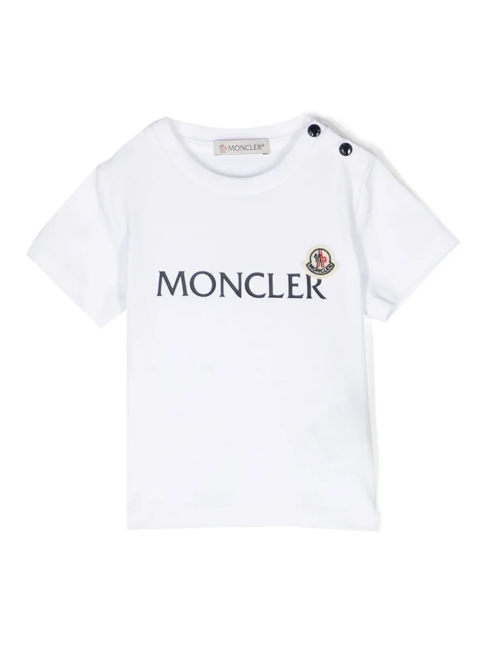 Image 1 of Moncler Enfant playera con logo estampado