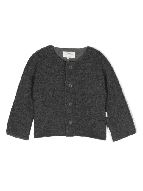 TEDDY & MINOU strikket cardigan med knapper og rund hals