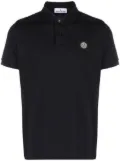 Stone Island Compass logo-embroidered cotton polo shirt - Blue