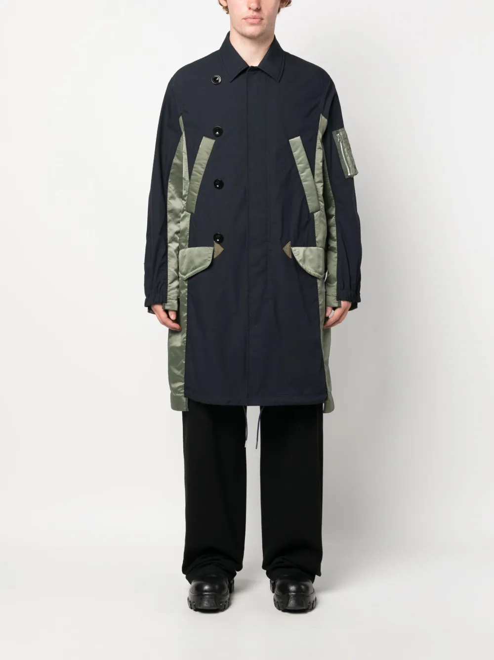 Sacai drawstring-waist Trench Coat - Farfetch