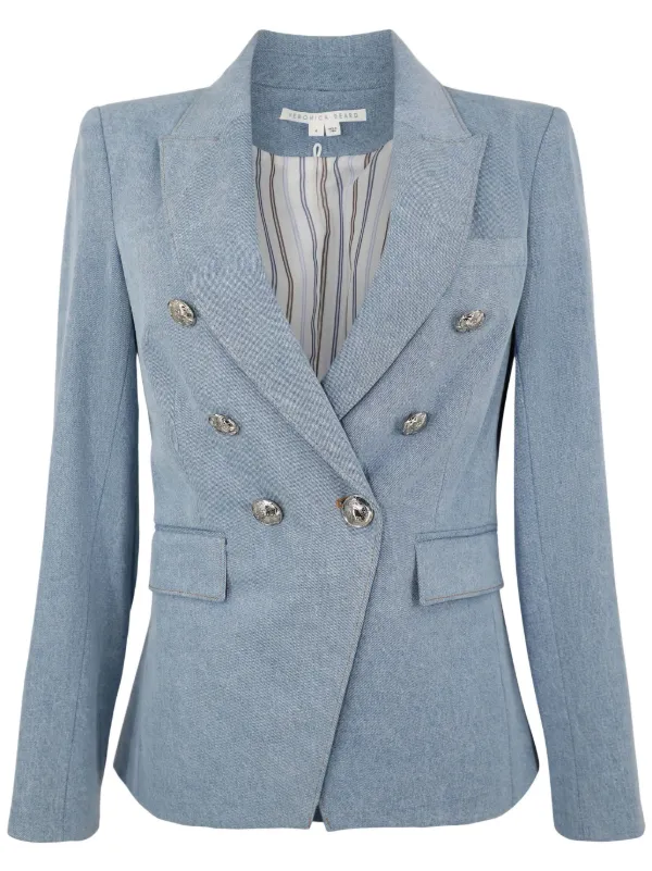 Veronica beard 2025 denim blazer