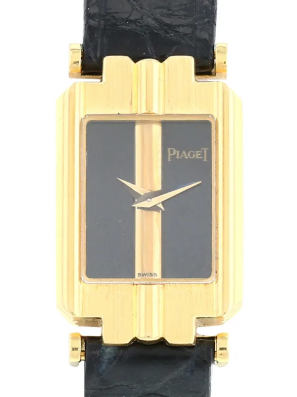 Piaget 1970 pre owned Vintage 14mm Black FARFETCH CA