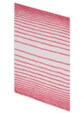 Emporio Armani striped sheer-finish scarf - White