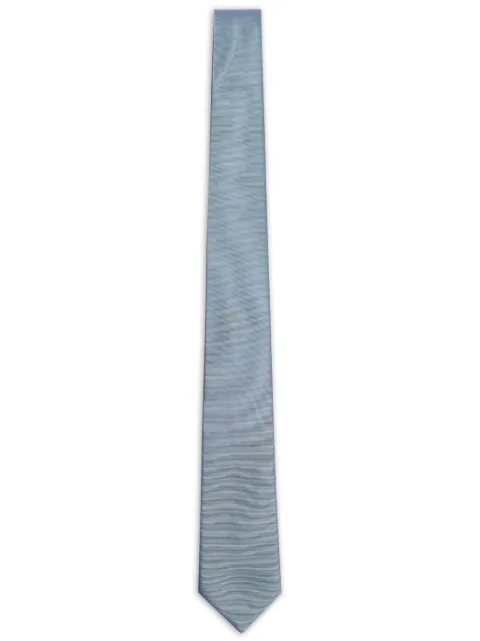 Emporio Armani striped silk tie