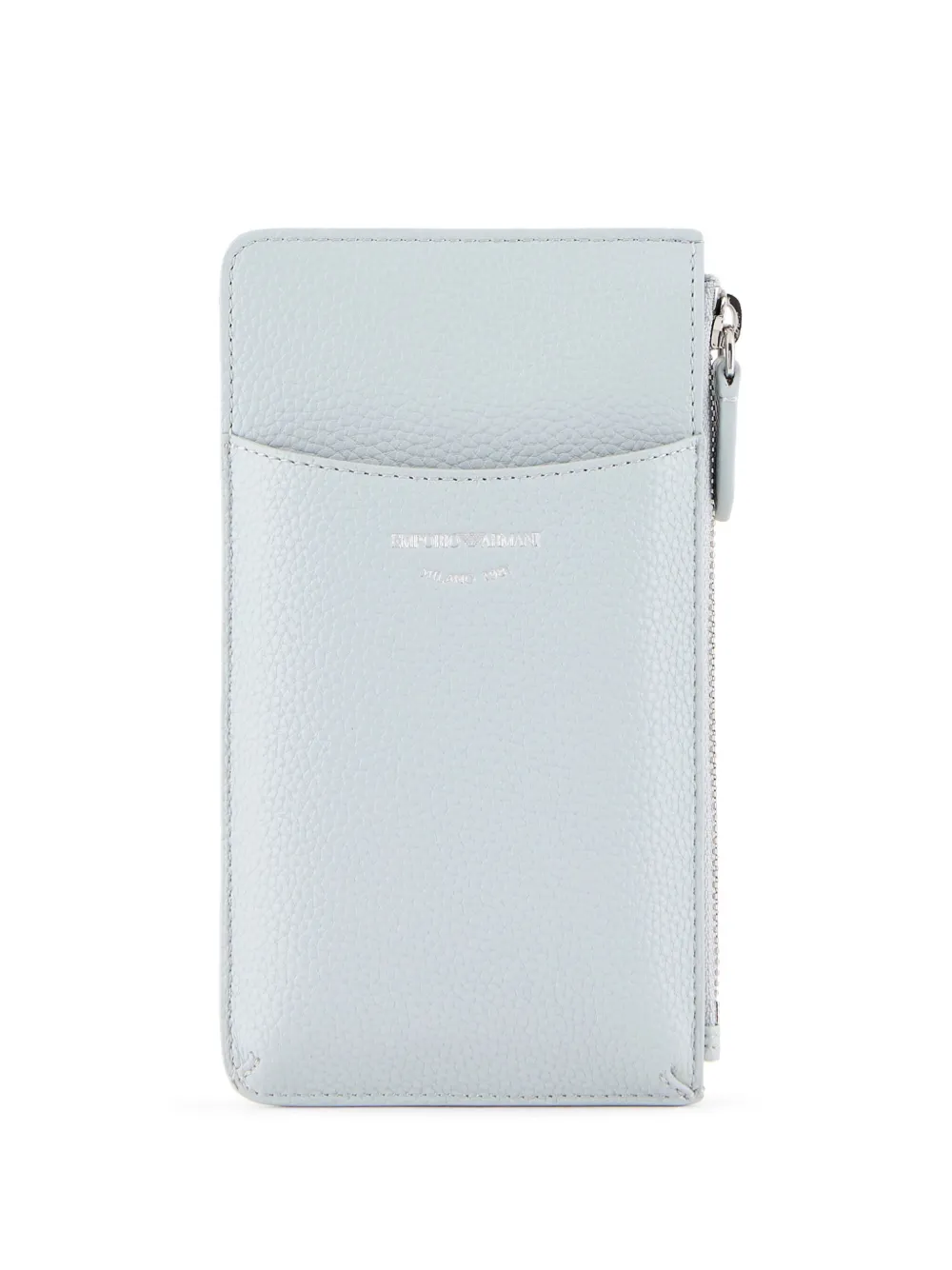 Emporio Armani Pouch per smartphone con logo goffrato - Blu