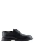 Emporio Armani lace-up leather derby shoes - Black