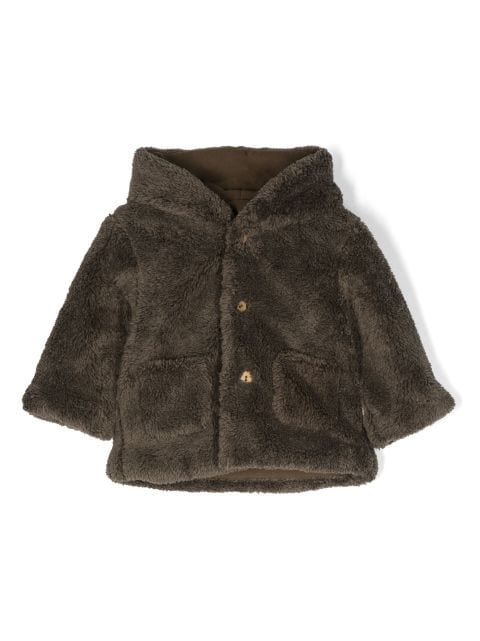 TEDDY & MINOU long-sleeve faux fur coat