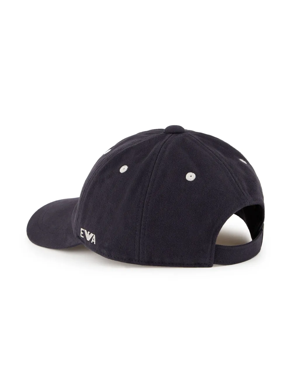 Emporio Armani Honkbalpet met geborduurd logo - Zwart