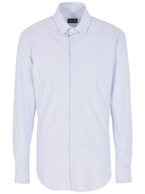 Giorgio Armani striped cotton-blend shirt Men