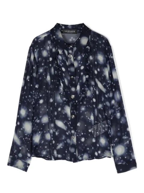 Versace Kids Versace Solar System Seidenhemd