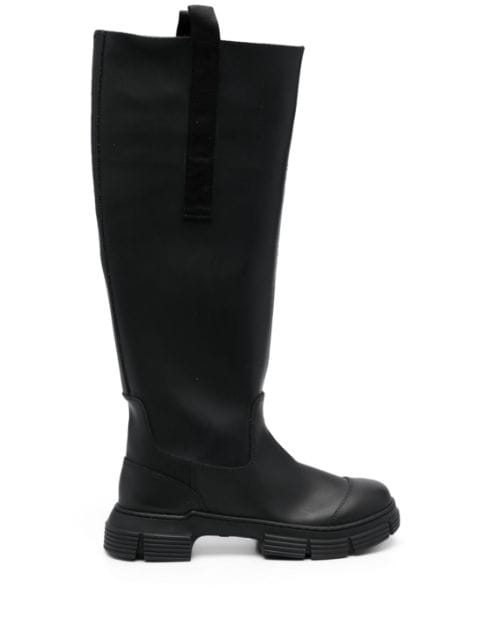 GANNI Country 50mm knee-high boots