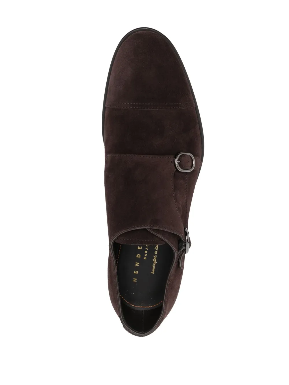 Buckled Suede Monk Shoes