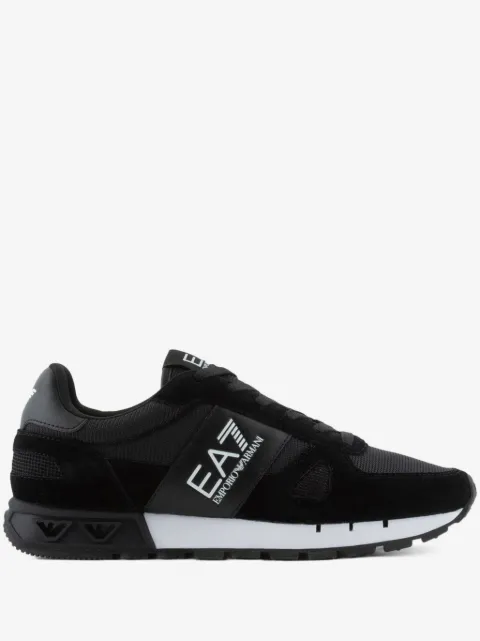 Ea7 Emporio Armani tenis con paneles y logo estampado