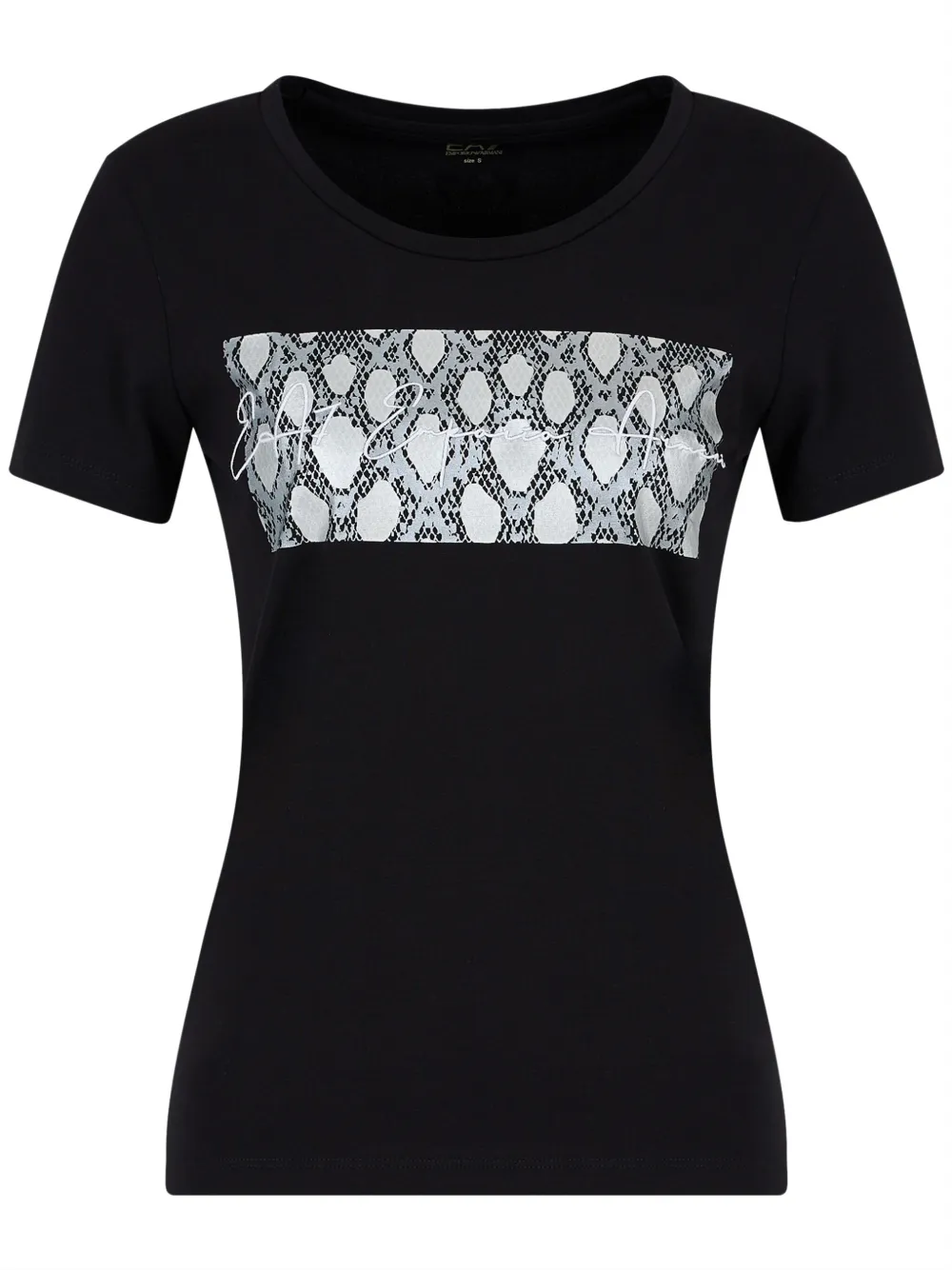 Emporio Armani T-shirt met logo Zwart