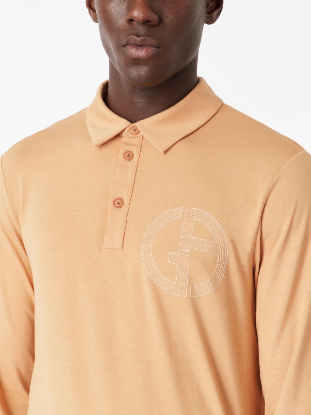 Giorgio Armani Embroidered Polo Shirt