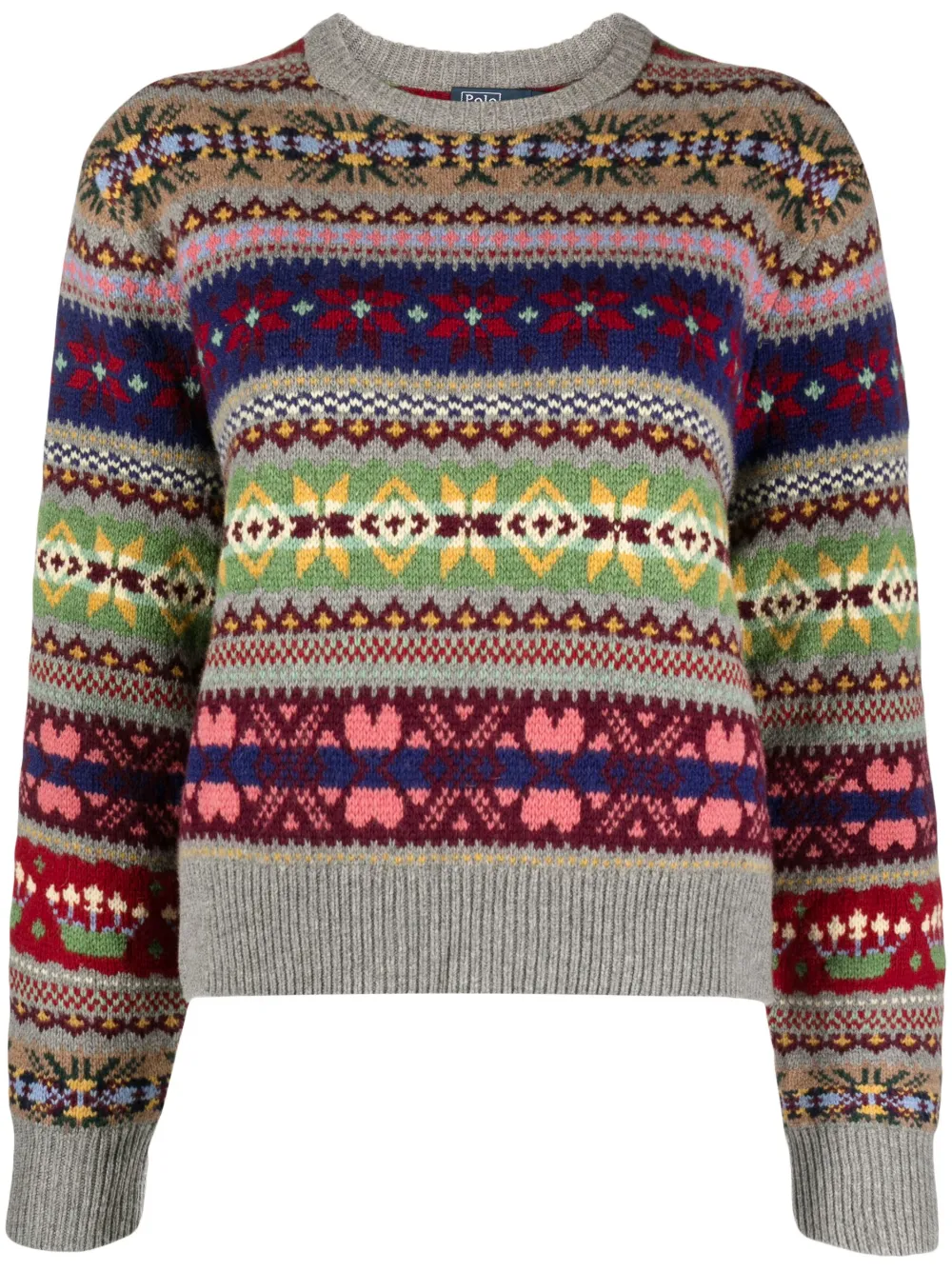 fair isle knit jumper